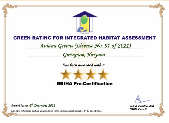 GRIHA Pre-certification