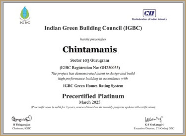 IGBC Platinum Rating